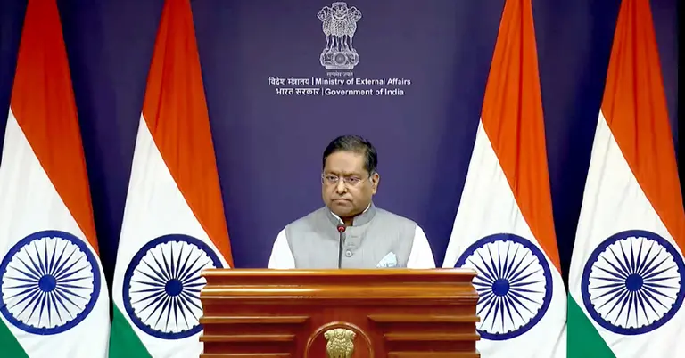 ভারতের পররাষ্ট্র মন্ত্রণালয়ের মুখপাত্র রণধীর জয়সওয়াল